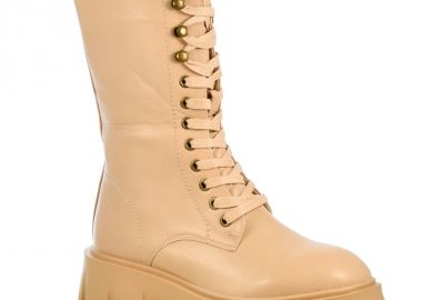 Γυναικεία Μποτάκια | Υφαντίδης | 348822 | Μπεζ - Υφαντίδης - 